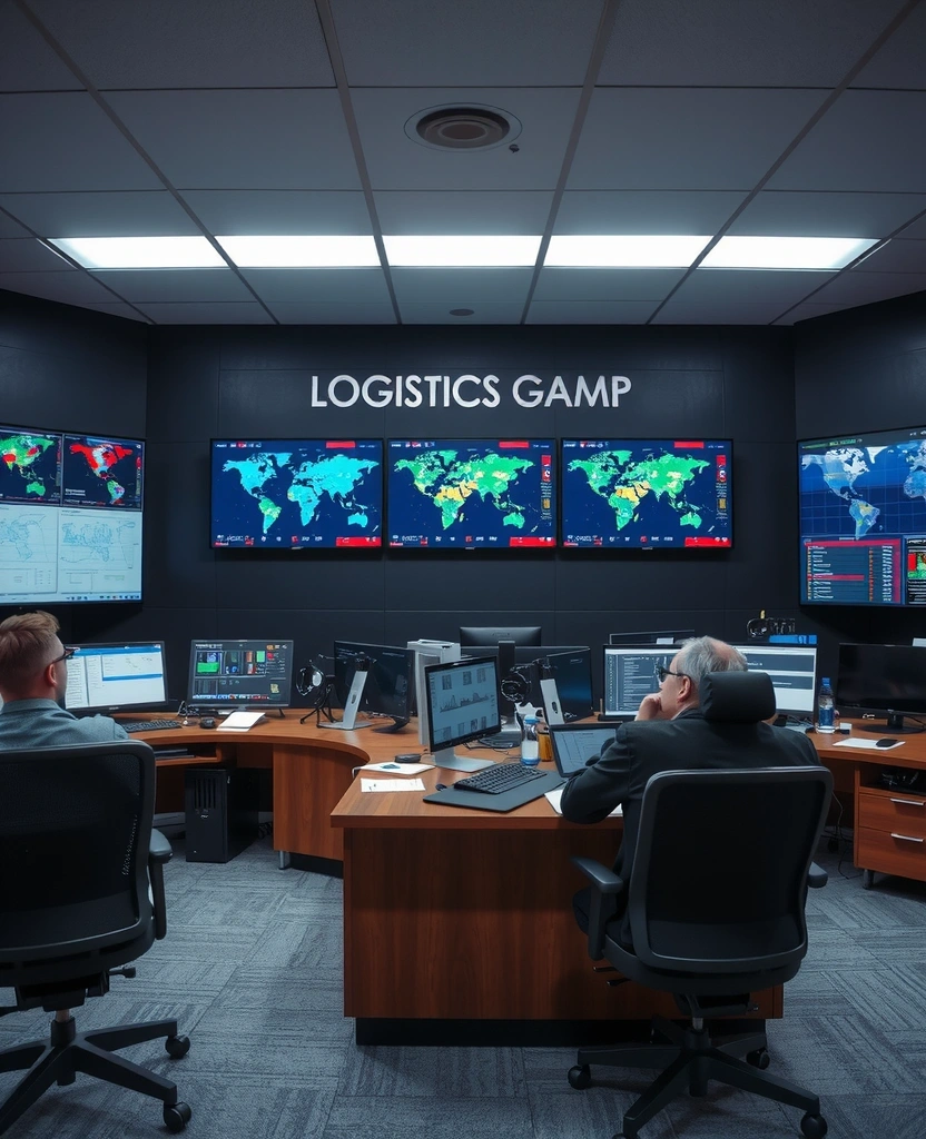 Centro de control logístico analítico