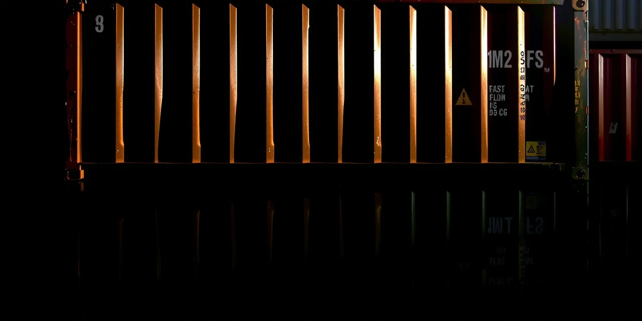 Textura de contenedor industrial